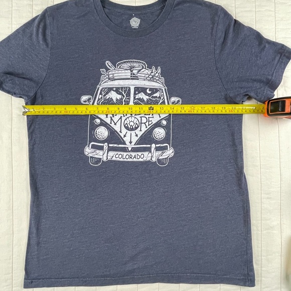 Colorado Wander More Blue VW shirt Large - Picture 4 of 6